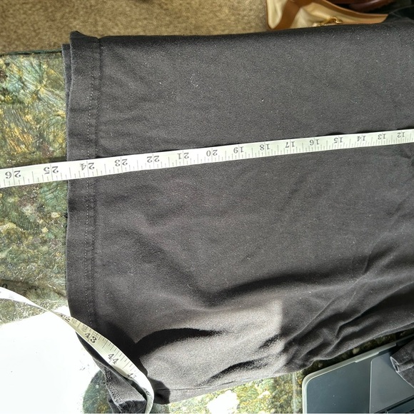 Denim & Flower LA black short sleeve. Palm trees. Size large. Beach. 100% cotton - Picture 8 of 8